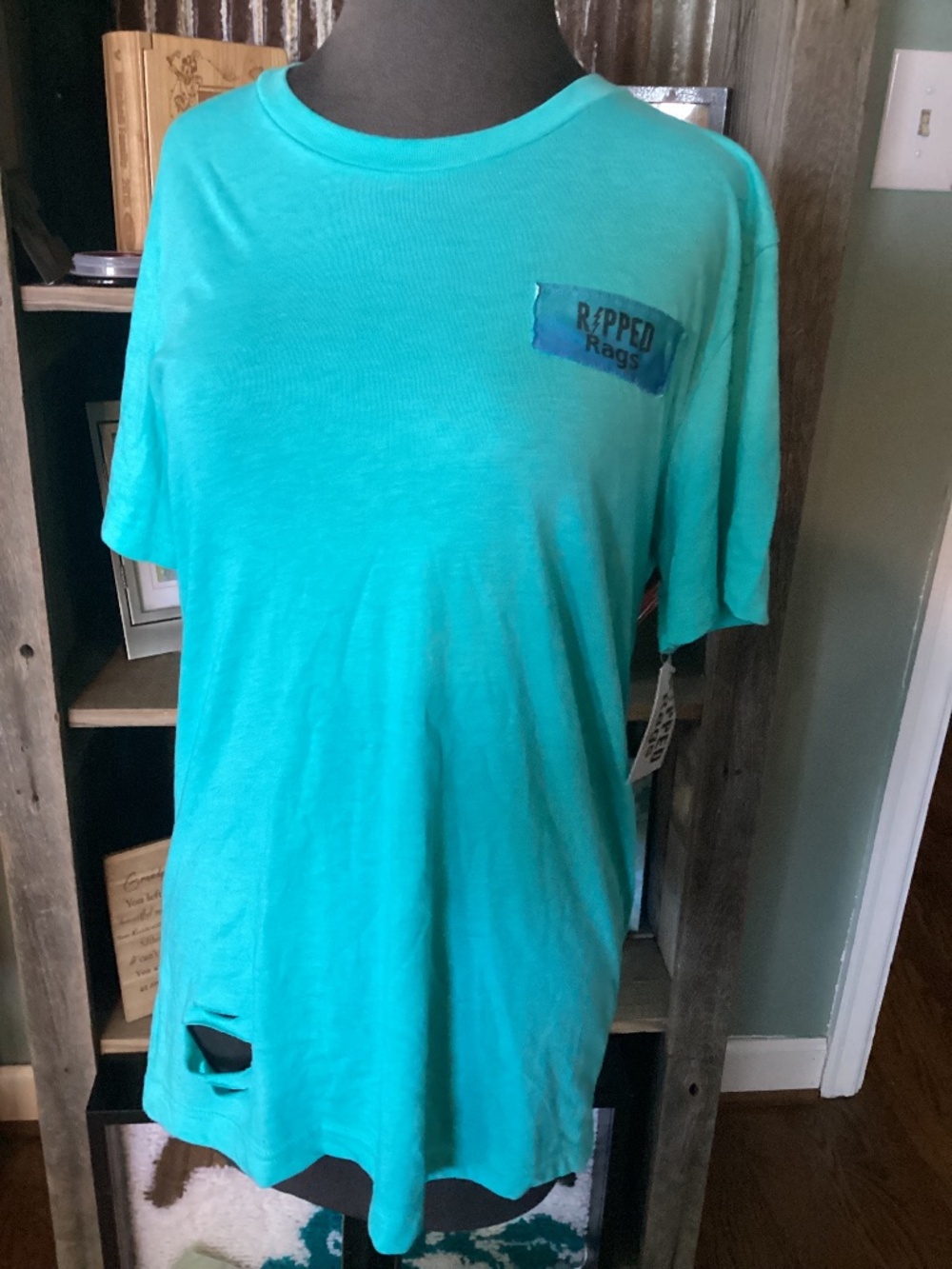 NWT Ripped Rags T-shirt ladies M